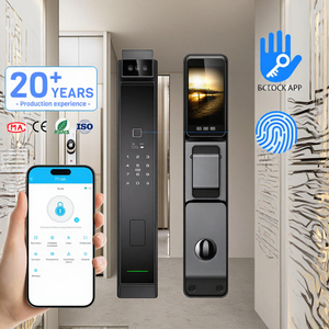 Khóa cửa điện tử tương thích YOLOCK Tuya có camera TT APP Khóa cửa bảo mật bằng vân tay Mở khóa bằng vân tay cho căn hộ - Product Image 1