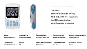 Almohadilla de electrodos electrónicos Máquinas médicas Almohadillas de gel conductoras Tens Electroterapia Masajeador de pulso eléctrico Masajeador - Product Image 5