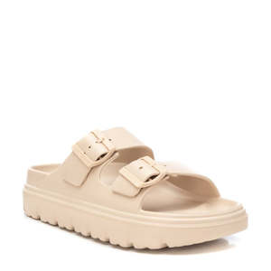 Sandales à enfiler confortables pour femmes Xti, beige, taille 39, talon bas de 4 cm - Product Image 2