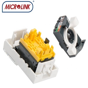 <span class=keywords><strong>Module</strong></span> de façade murale <span class=keywords><strong>Legrand</strong></span> <span class=keywords><strong>RJ45</strong></span> entièrement équipé 45*22.5 mm pour prise modulaire UTP CAT6A <span class=keywords><strong>RJ45</strong></span> - Product Image 4