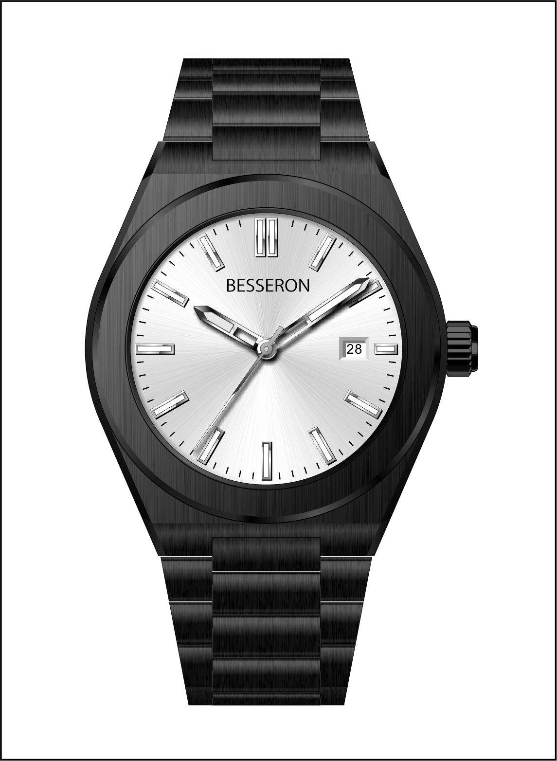 Black and white Dial