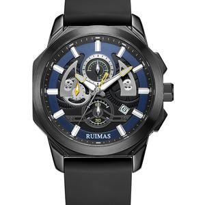 Nuevo reloj para hombre, cronógrafo multifuncional, reloj de pulsera de cuarzo luminoso, reloj informal para exteriores para hombre - Product Image 1
