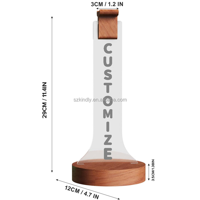 Wooden Headphone Holder RGB LED Light Headset Stand Cool Gamer Gifts Headset Station