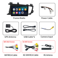Autoradio multimédia Android 9 pouces 2 Din GPS avec écran tactile Carplay pour Kia Optima K5 2011 2012 2013