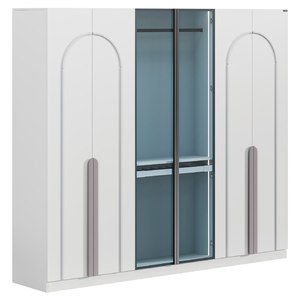 Ensemble de meubles de chambre contemporains rembourrés : lit, armoire, coiffeuse, commode - Collection complète Selena WOODEX Design Maison Moderne - Product Image 4