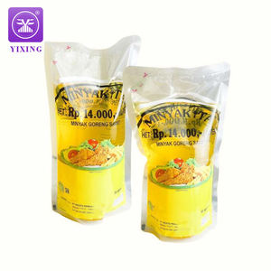 Aangepaste Bedrukte Food Grade Pet Pe Nylon 500Ml 1l Zonnebloem Minyakita Frituurolie Verpakking Zakje Voor Vloeistof - Product Image 2