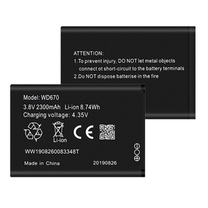 Batería de Repuesto para Router MiFi de Bolsillo ZTE WD670 de 2300 mAh, WD670 H12348 CE RoHS, Venta al por Mayor, Grado A - Product Image 5
