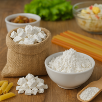 Poudre de farine de tapioca indigène Amidon de tapioca modifié 100% Manioc 50kg Emballage en boîte