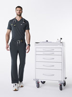 Ensembles de blouses médicales CEIL BLUE pour hommes, en tissu polyester Dobby à séchage rapide, veste et pantalon de travail pour dentistes, fabrication ODM en Chine, échantillon disponible en 7 jours