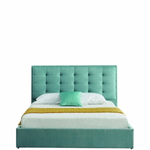 Tête de <span class=keywords><strong>lit</strong></span> haute qualité en tissu King Size cadre de <span class=keywords><strong>lit</strong></span> en bois pour chambre à coucher <span class=keywords><strong>2</strong></span> personnes 1.8m Vente en gros usine pas cher - Product Image 4