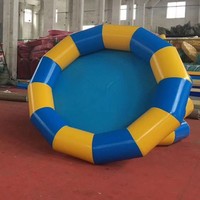 Petite piscine ronde gonflable bleue de WINSUN, piscine gonflable de bain d'intérieur pour l'usage de famille