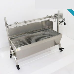 เครื่องย่างหมู<span class=keywords><strong>ย่าง</strong></span>เชิงพาณิชย์แบบเคลื่อนย้ายได้ทำจากสแตนเลสใช้ถ่านสำหรับย่างบาร์บีคิวกลางแจ้ง - Product Image 4