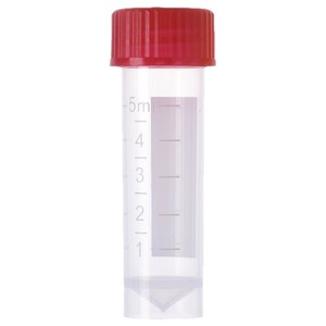 Tubos de criopreservación Hua Chenyang de 5 ml con tapa de color para almacenamiento y gestión de muestras, paquete de 100 - Product Image 2