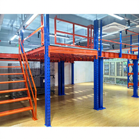 Plateforme de rayonnage en acier multi-niveaux pour entrepôt, stockage de marchandises, conception industrielle gratuite