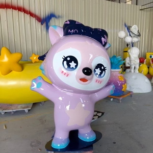 Sculpture <span class=keywords><strong>Monopoly</strong></span> personnalisée en fibre de verre pour décoration intérieure, décoration de boutique et d'exposition, artisanat en résine - Product Image 3