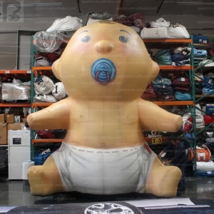 Modèle <span class=keywords><strong>gonflable</strong></span> géant de 20 pieds avec logo personnalisé et éclairage LED pour bébés et tout-petits, idéal pour la publicité, l'activation de marque et la décoration de rue - Product Image 1