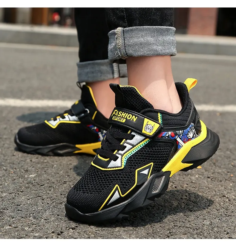 2020 fall Sneakers Slip-on Comfortable Light Weight Skin-Friendly Causal Running Tennis Shoes for Boys Girls kids sport shoes