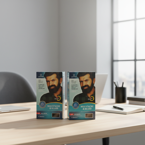 Tinta Permanente Naturale Nera per Barba da Uomo <span class=keywords><strong>Senza</strong></span> <span class=keywords><strong>Ammoniaca</strong></span> Delicata Facile da Applicare Grado Cosmetico 30ml*3 Shampoo Colorante per Barba - Product Image 1