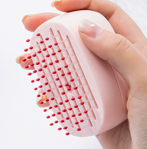 Cepillo de Pelo Rosa con Cojín de Aire, Autolimpiante, Desenredante, Impermeable, de Nailon, para Viaje - Product Image 2