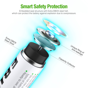 ชุดแบตเตอรี่ EBL 24 ชุด รวมแบตเตอรี่ AA <span class=keywords><strong>12</strong></span> ก้อน ความจุ 2800mAh และแบตเตอรี่ <span class=keywords><strong>AAA</strong></span> <span class=keywords><strong>12</strong></span> ก้อน ความจุ 1100mAh 1.2V แบตเตอรี่แบบชาร์จได้ชนิดนิกเกิลเมทัลไฮไดรด์ (NiMH) - Product Image 2