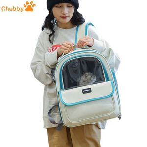 Mochila transportadora de mascotas de gran espacio, transpirable, con apertura lateral, doble correa para el hombro, portátil, para viajes, directamente del fabricante. - Product Image 3