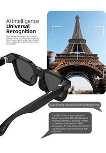 Gafas Inteligentes Electrocrómicas con Asistencia de IA, Cámara Única de 800W y 1080P, Traducción en <span class=keywords><strong>Tiempo</strong></span> Real, Llamadas con Manos Libres y Reproducción de Música - Product Image 5