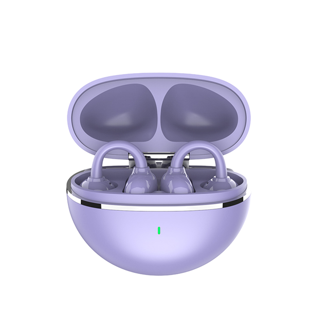 OEM Q71 OWS Clip-on Electroplated Appearance Earbuds Led Power Display True Wireless Earphones With Waterproof and Ai HD Call
