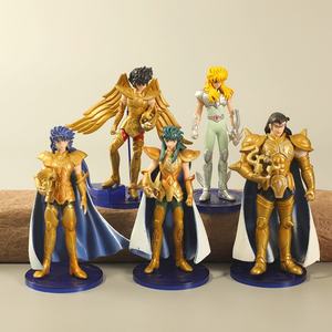 14CM 5PCS/SET Figurine d'anime Manga Gold Saint Seiya Figurine d'anime Jouets de collection Figurines de manga - Product Image 2