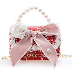 Sac à bandoulière personnalisé en peluche, motif dessin animé, mini portefeuille, lapin, princesse, perle, fleur, pour femmes adultes, cadeau - Product Image 4