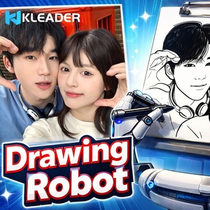 Robot de dessin IA avec bras robotisé pour photomaton intelligent, dessin automatique interactif de portraits au stylo pour événements et expositions - Product Image 1