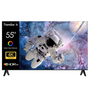 Venta al por mayor <span class=keywords><strong>55</strong></span> <span class=keywords><strong>pulgadas</strong></span> sin marco Smart LED <span class=keywords><strong>TV</strong></span> 4K con Google <span class=keywords><strong>TV</strong></span> <span class=keywords><strong>Android</strong></span> WebOS Control de voz Funciones inteligentes Televisores Smart <span class=keywords><strong>Tv</strong></span> - Product Image 1