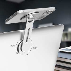 Support de téléphone portable universel en alliage d'aluminium, magnétique <span class=keywords><strong>invisible</strong></span>, pour écran flottant, <span class=keywords><strong>fixation</strong></span> discrète <span class=keywords><strong>sur</strong></span> lit, <span class=keywords><strong>fixation</strong></span> puissante - Product Image 4