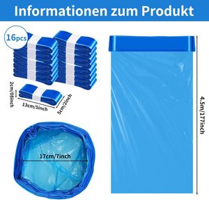 Cartouches de recharge pour poubelle à couches en LDPE, résistance améliorée aux odeurs, durabilité, compatibles avec <span class=keywords><strong>Tommee</strong></span> <span class=keywords><strong>Tippee</strong></span> Angelcare - Product Image 2