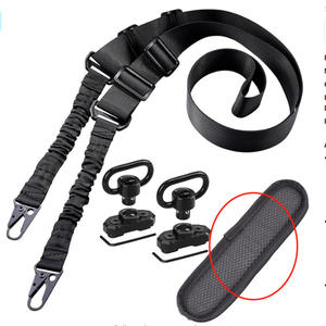 Sangle tactique pour arme à feu à deux points avec réglage de la longueur, sangle tactique en nylon à deux points, sangle pour accessoires de plein air - Product Image 3