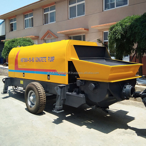 ปั๊มส่งคอนกรีตแรงดันสูงแบบพกพา40m 3 /h ปั๊มส่งคอนกรีตดีเซล - Product Image 5
