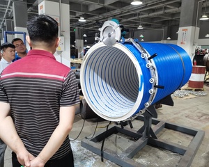 เครื่องตัดท่อ HDPE แบบโรตารี่กึ่งอัตโนมัติ EUPC48 รุ่นใหม่ ขนาดใหญ่ แบบพกพา สำหรับตัดท่อ PE ขนาด 500-1200 มม. - Product Image 2
