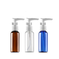Flacon pompe pulvérisateur cosmétique en PET avec impression sérigraphique pour shampoing et sérum de soin de la peau, 100 % matière vierge