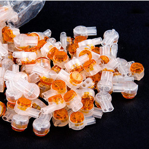 ขั้วต่อสายไฟแบบใบมีดคู่ K2 UY2 เทอร์มินัลสายโทรศัพท์เครือข่าย 100 ชิ้น อะแดปเตอร์ปลั๊กทองแดง - Product Image 2