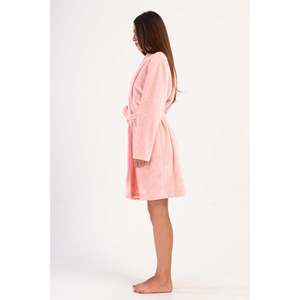 KADIN J.ULTRASOFT SAL YAKA UZUN KOL KISA CEPLI SABAHLIK - ROSE BÉBÉ - ROSE BÉBÉ - Product Image 2