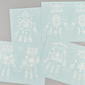 Tatuaggi Temporanei Personalizzati per Bambini, Motivi Natalizi e Festivi, Sicuri e Impermeabili, Stile Henna, Decorazioni per il Corpo - Product Image 5