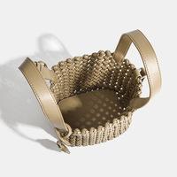 Sac bandoulière personnalisé en nylon et néoprène tressé de haute qualité 2026 – Sac fourre-tout décontracté imperméable et durable, tissé à la main, tendance