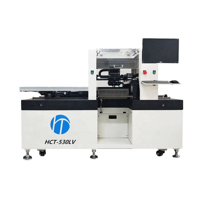 Used Smt Equipment for Sale LED Electronics Production Machinery HCT-530LV LED DOB Pick and Place Machine