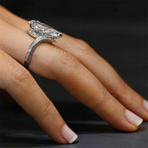 Anello a Forma di Goccia a V per Dito Indice da Donna - Product Image 5