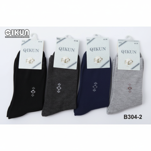 Calze alte da uomo piegate per lavoro sportivo quotidiano antiscivolo traspirante e sensibile al calore sublimazione di colore bianco poliestere Nylon Spandex - Product Image 1