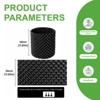 Pot de pépinière en tissu de polymère recyclé, durable, lavable et réutilisable, taille moyenne, pour entreprises de pépinières, économe en eau