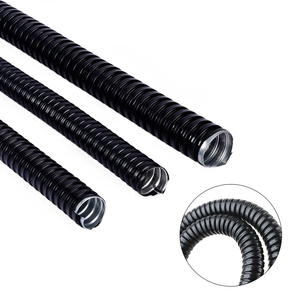 Tuyau métallique <span class=keywords><strong>isolé</strong></span> résistant à la corrosion, recouvert de plastique, en acier inoxydable, <span class=keywords><strong>conduit</strong></span> métallique flexible recouvert de PVC pour la protection des câbles - Product Image 2