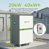 JApower All-in-One Solarbatterie 50kW 50kV 20kW 40kWh Energiespeichersystem mit Deye Wechselrichter für Hausnotstrom und Solarenergiespeicherung