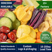 Légumes Séchés Naturels FD, Fruits FD pour Aliments Bébé, Snacks FD Personnalisés sous Marque Privée, Fournisseur en Gros Certifié BRC, Fruits Séchés