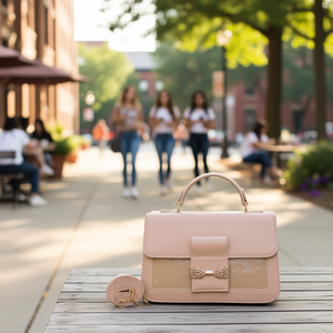 Sac messager pour femme Lesly en cuir PU, couleur unie, fermeture à boucle, utilisation quotidienne - Product Image 2