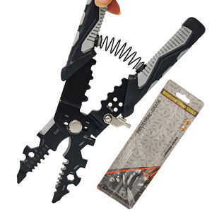 KAILUN 25-in-1 Multi-Functional Steel <b>Wire</b> Stripper Cutter Labour-Saving <b>Wire</b> Stripping Pliers Black <b>Soft</b> Grip Handles 1 Year - Product Image 6
